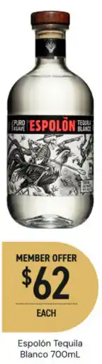 Dan Murphy's Espolón Tequila Blanco offer