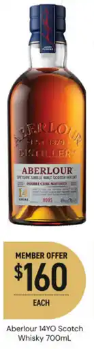 Dan Murphy's Aberlour 14yo scotch whisky offer