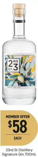 Dan Murphy's 23rd st distillery signature gin offer