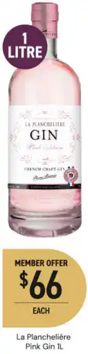 Dan Murphy's La plancheliére pink gin offer