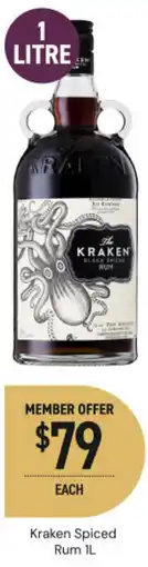 Dan Murphy's Kraken spiced rum offer