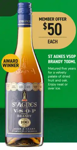Dan Murphy's St agnes vsop brandy offer