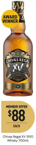 Dan Murphy's Chivas regal xv 15yo whisky offer
