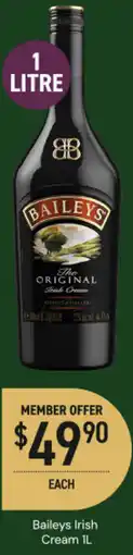 Dan Murphy's Baileys irish cream 1l offer