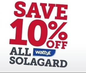 Save 10% off all wattyl solagard