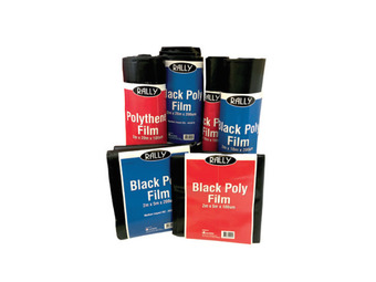 Stratco Black poly film varieties offer