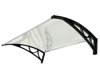Stratco Black framed door & window canopy offer