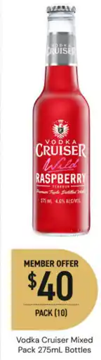 Dan Murphy's Vodka Cruiser Mixed Pack Bottles offer