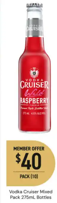 Dan Murphy's Vodka Cruiser Mixed Pack Bottles offer