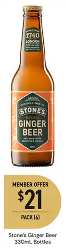 Dan Murphy's Stone's Ginger Beer Bottles offer