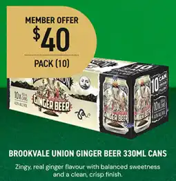 Dan Murphy's Brookvale union ginger beer cans offer