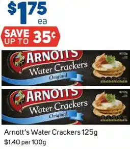 Foodland Arnott's Water Crackers offer