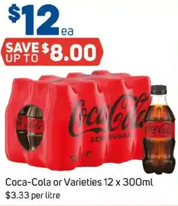 Foodland Coca-Cola or Varieties offer