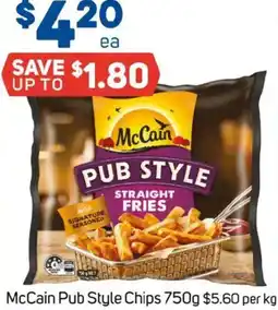 Foodland McCain Pub Style Chips offer
