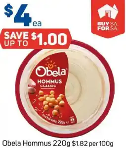Foodland Obela Hommus offer