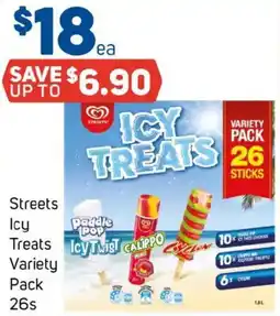 Foodland Streets Icy Treats Variety Pack offer