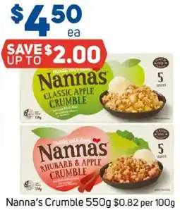 Foodland Nanna's Crumble offer