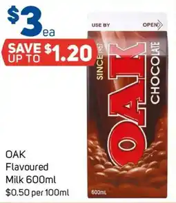 Foodland OAK Flavoured Milk offer