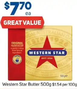 Foodland Western Star Butter offer