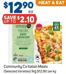 Foodland Community Co Italian Meals offer