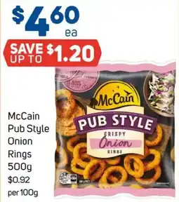 Foodland Mccain pub style onion rings offer