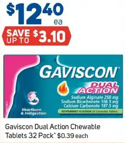 Foodland Gaviscon Dual Action Chewable Tablets offer