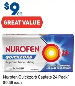Foodland Nurofen Quickzorb Caplets offer