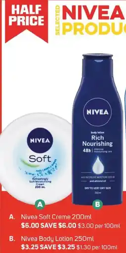 Foodland B. Nivea Body Lotion offer