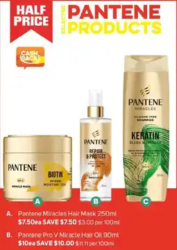 Foodland B. Pantene Pro V Miracle Hair Oil offer