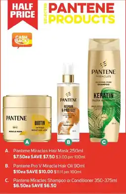 Foodland C. Pantene Miracles Shampoo or Conditioner offer