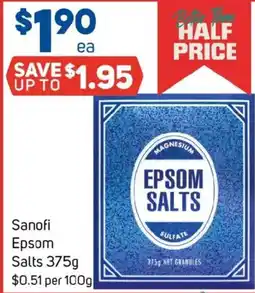 Foodland Sanofi epsom salts offer