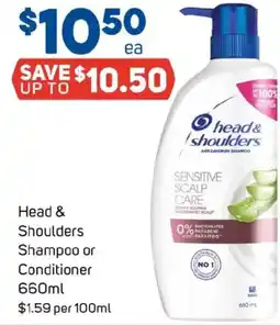 Foodland Head & Shoulders Shampoo or Conditioner offer