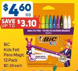 Foodland Bic kids felt pens magic offer