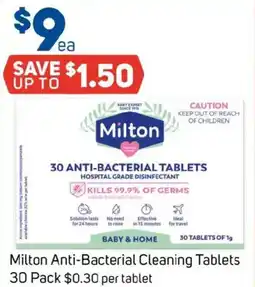 Foodland Milton Anti-Bacterial Cleaning Tablets offer