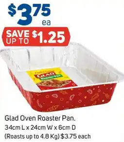 Foodland Glad Oven Roaster Pan offer