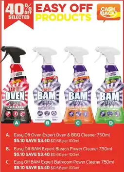 Foodland C. Easy Off BAM Expert Bathroom Power Cleaner offer