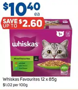 Foodland Whiskas Favourites offer