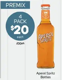 Foodland Aperol Spritz Bottles offer