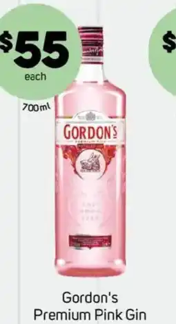 Foodland Gordon's Premium Pink Gin offer