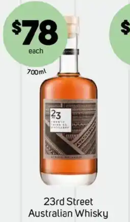 Foodland 23rd Street Australian Whisky offer
