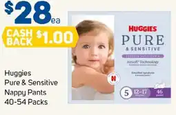 Foodland Huggies Pure & Sensitive Nappy Pants offer