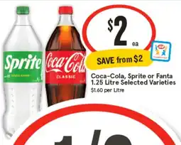 IGA Coca-Cola, Sprite or Fanta offer