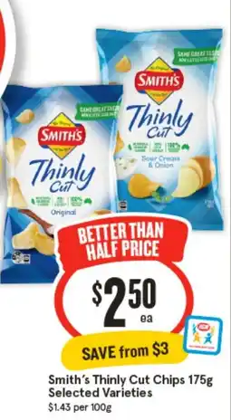 IGA Smith's Thinly Cut Chips offer