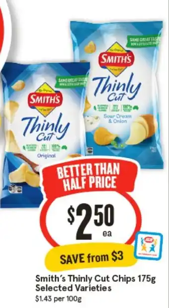 Smith's Thinly Cut Chips