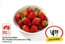 IGA South Australian Pre-Packed Strawberries offer