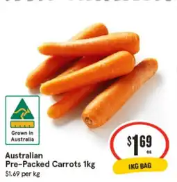 IGA Australian Pre-Packed Carrots offer