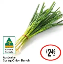IGA Australian Spring Onion Bunch offer