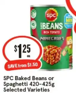 IGA SPC Baked Beans or Spaghetti offer