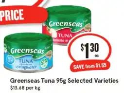 IGA Greenseas Tuna offer