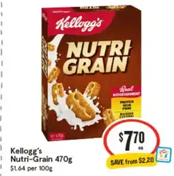 IGA Kellogg's Nutri-Grain offer